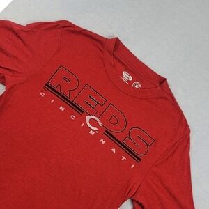 Concepts Sport Cincinnati Reds MLB Sleep Shirt Red Mens Small Graphic Tee
